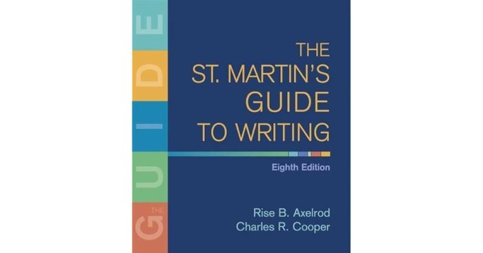 St martin's guide to writing 12th edition