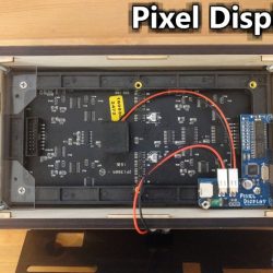 Lcd arcbotics using sparki pixels ones square