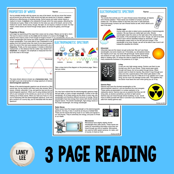 Electromagnetic spectrum webquest answer key